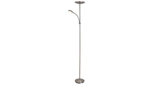 LED Stehlampe Groß Touch Schalter H:182cm in Chrom