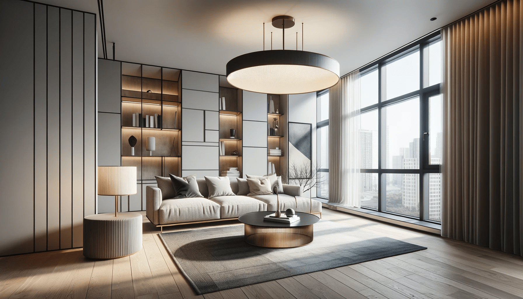 Indirekte Beleuchtung Wohnzimmer Ideen moderne Stil