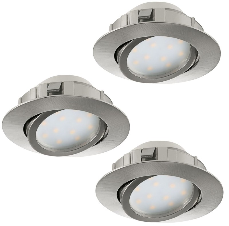 Dimmbarer Einbau LED Spotstrahler Ø8cm Nickel-Matt - Tipps zum Lichtkonzept Wohnzimmer