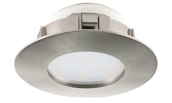 Einbau LED Spotstrahler Pineda Nickel-Matt Ø7 8cm