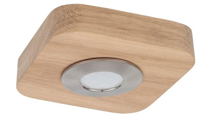 Moderne LED Deckenleuchte Holz Metall 5W kompakt