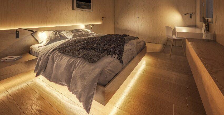 Schlafzimmer, Beleuchtung, Warmes und kaltes Licht richtig einsetzen