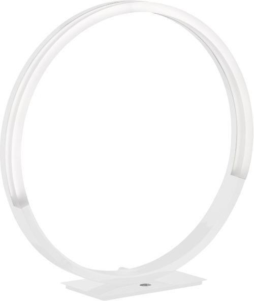 LED Tischleuchte Touch Dimmer rund Ring Weiß H:42cm