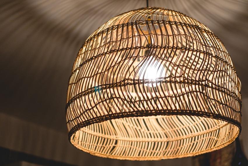 Bambuslampe - Lampen aus Naturmaterialien