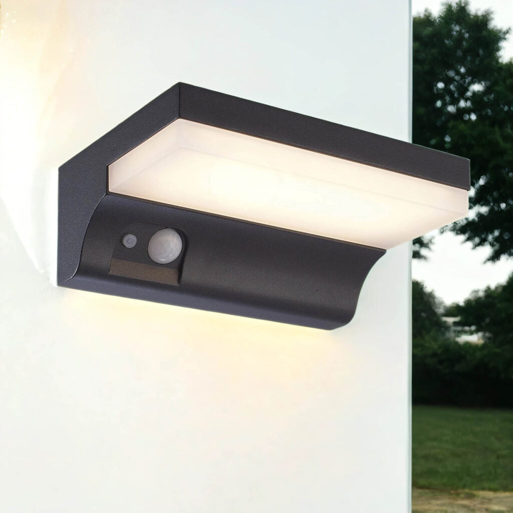 10 Ideen für kabellose Außenbeleuchtung: Solar-Außenwandleuchte