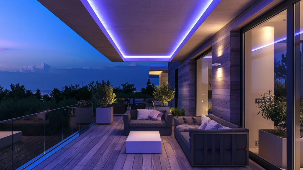 Smarte Gartenbeleuchtung mit RGB