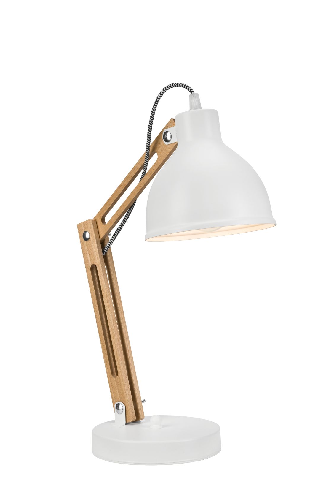 Schreibtischlampe moderne Arbeitsleuchte Holz 44cm Schreibtischlampe moderne Arbeitsleuchte Holz 44cm