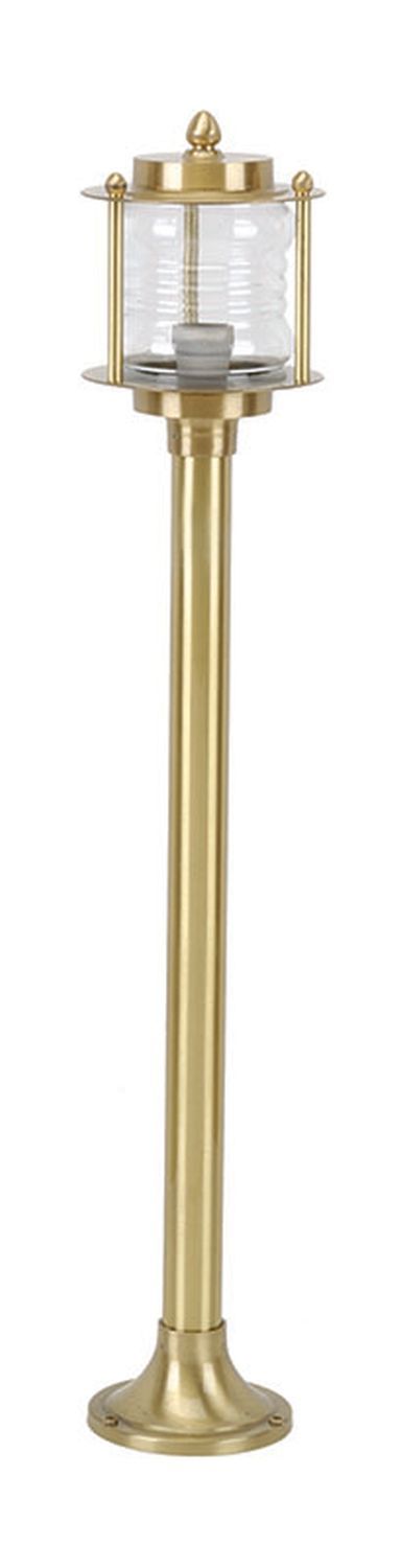 Maritime Gartenleuchte Messing rostfrei H:89cm Maritime Gartenleuchte Messing rostfrei H:89cm