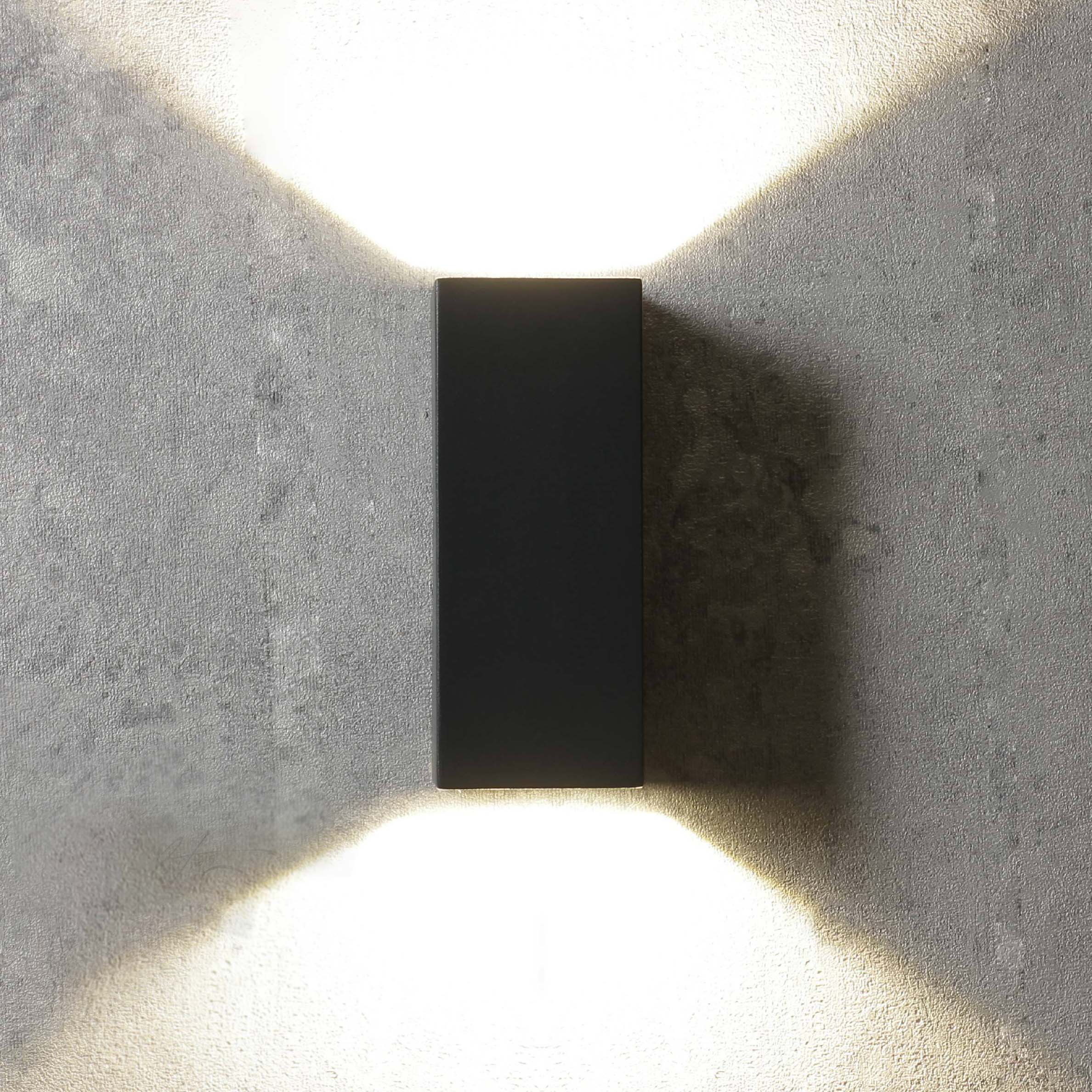 Up Down Wandleuchte Anthrazit LED 3000K IP44 Up Down Wandleuchte Anthrazit LED 3000K IP44