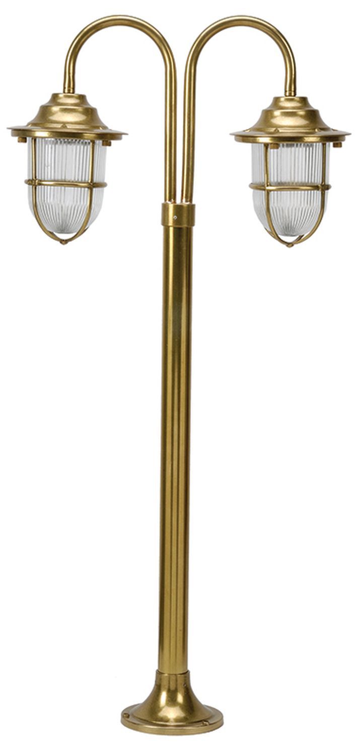 Außenlampe Messing H:85cm Maritim Weg Garten IP54 Außenlampe Messing H:85cm Maritim Weg Garten IP54