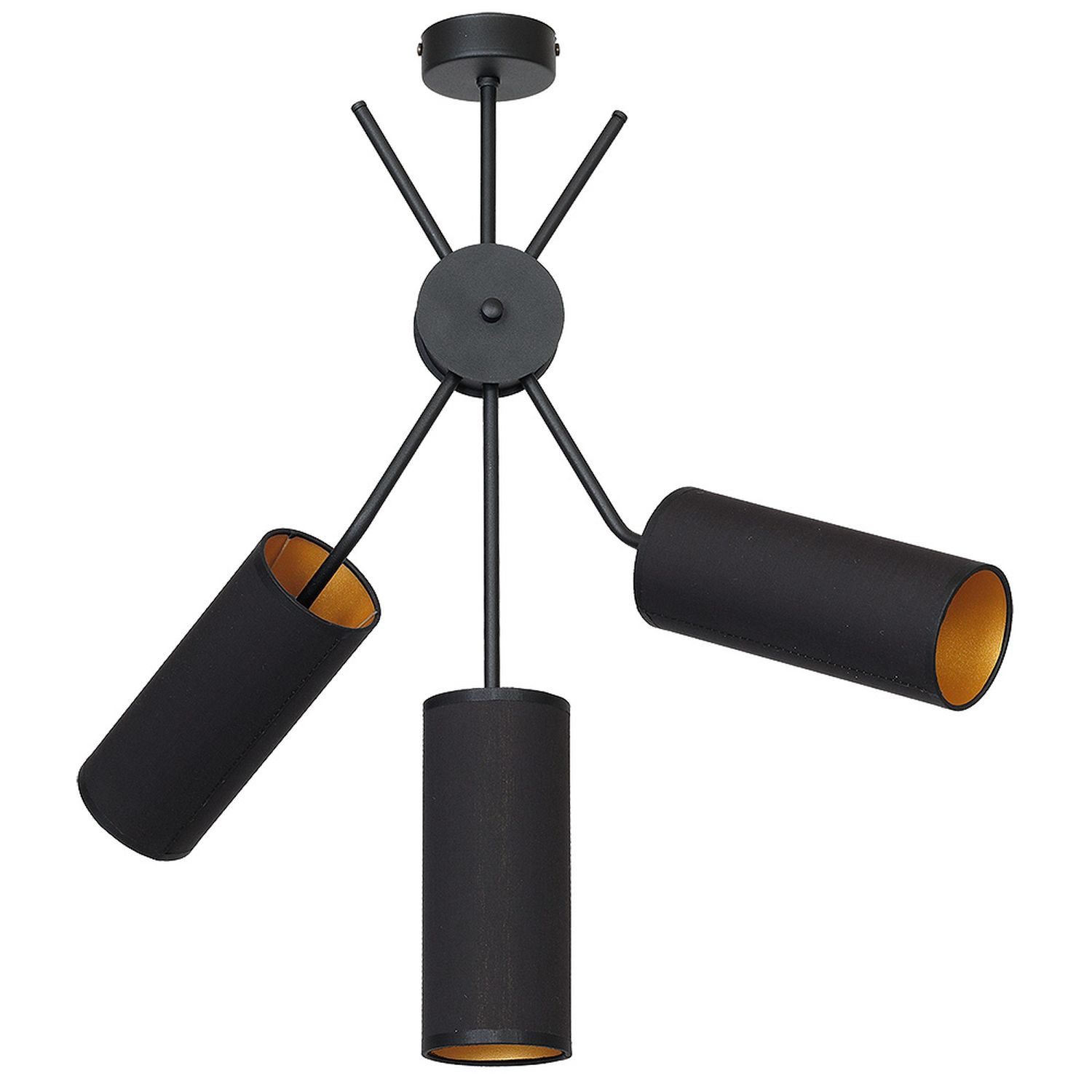 Stylische Deckenleuchte TUTTO Schwarz Wohnzimmer Stylische Deckenleuchte TUTTO Schwarz Wohnzimmer