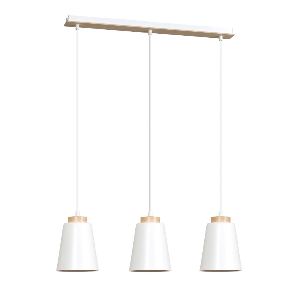 Weiße Pendelleuchte Nordic Design ROGER Weiße Pendelleuchte Nordic Design ROGER