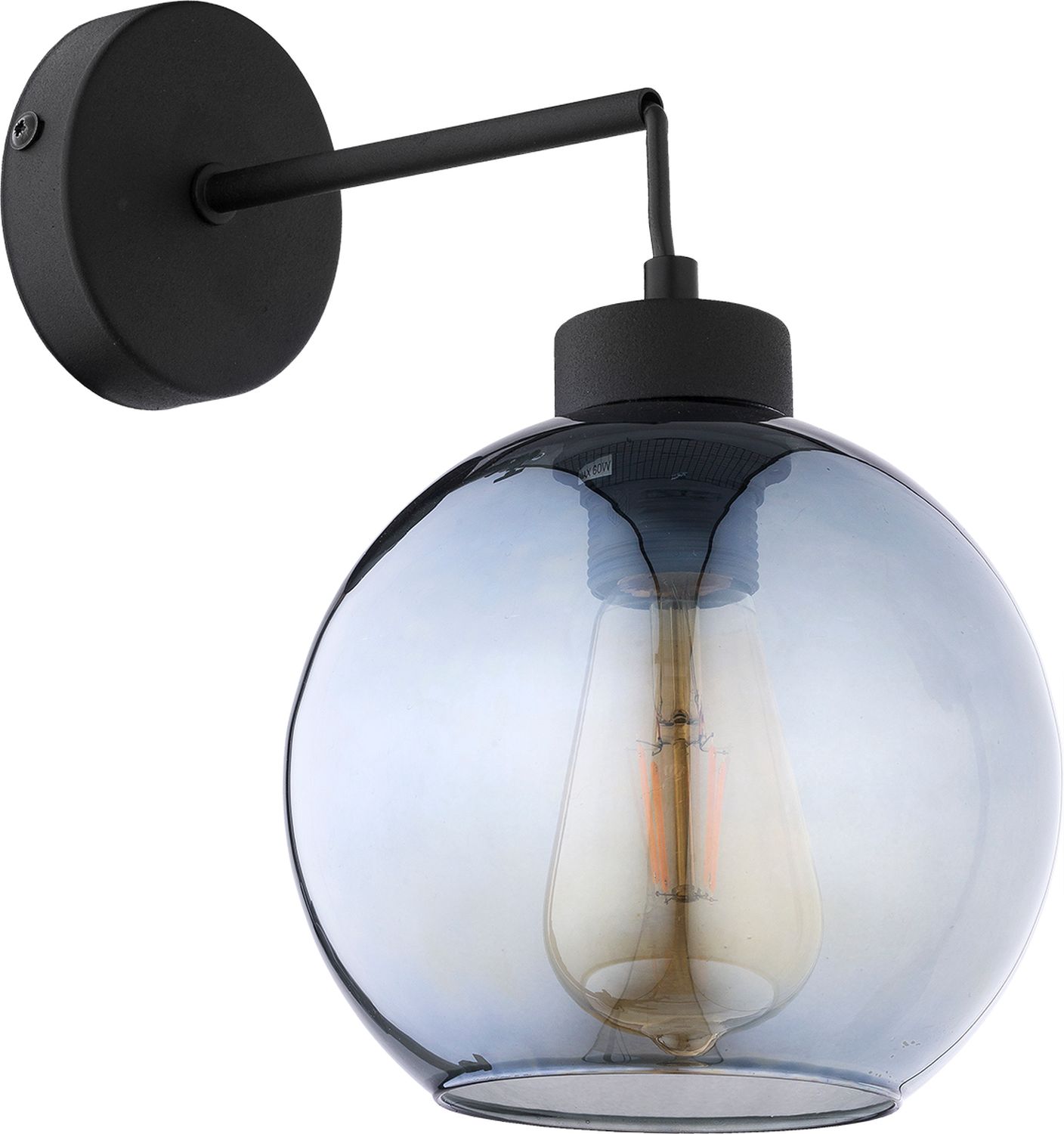 Wandlampe in Graphit Schwarz Flur Lampe KALETE E27 Wandlampe in Graphit Schwarz Flur Lampe KALETE E27