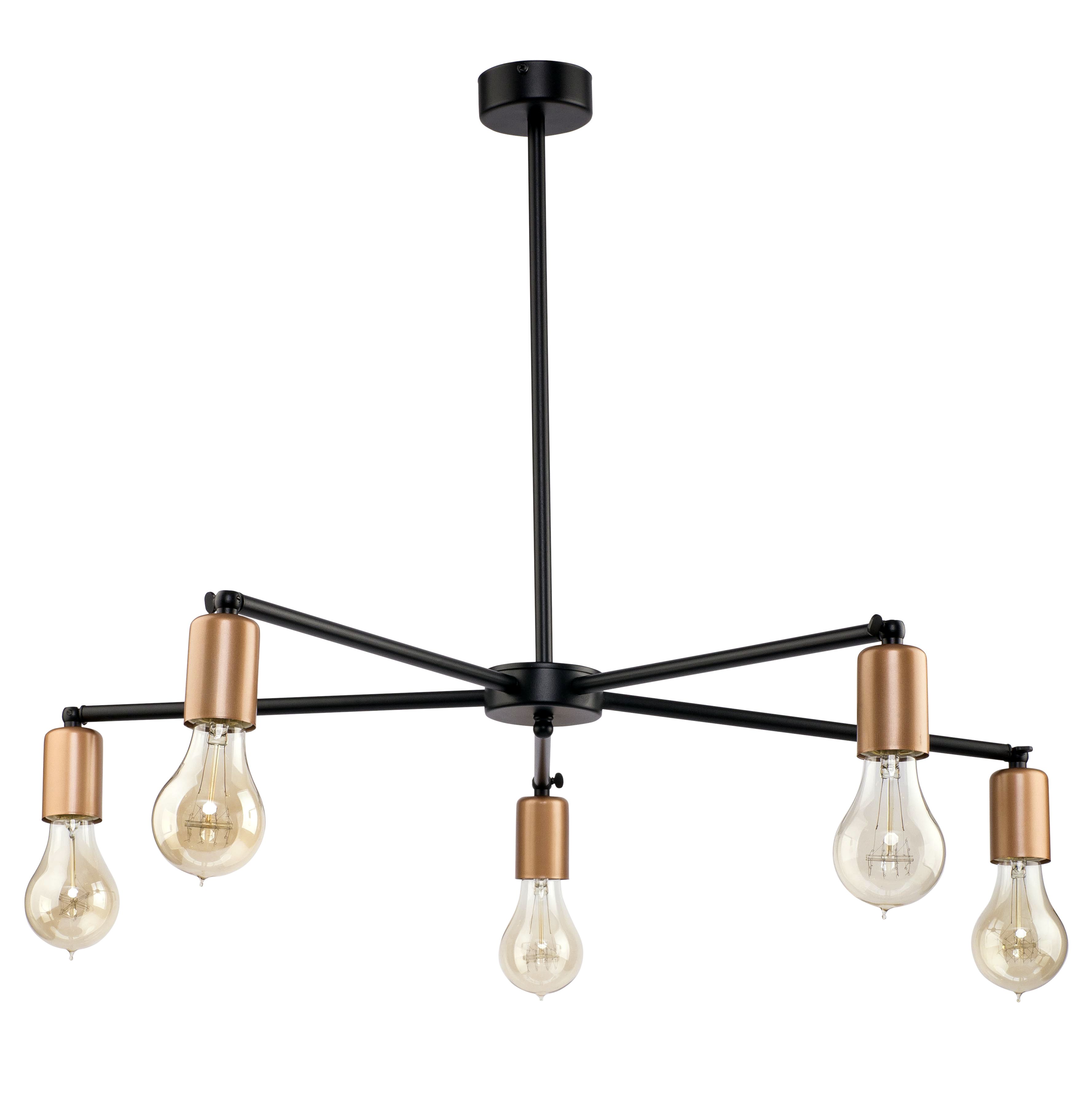 Industrie Deckenlampe Wohnzimmer 5xE27 Ø70cm STICKS Industrie Deckenlampe Wohnzimmer 5xE27 Ø70cm STICKS