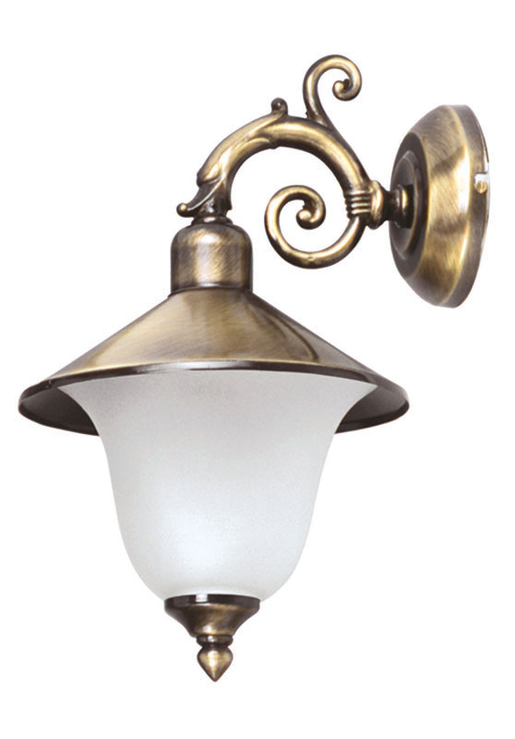 Außenwandlampe Messing Glas Haus Hof Rustikal Außenwandlampe Messing Glas Haus Hof Rustikal