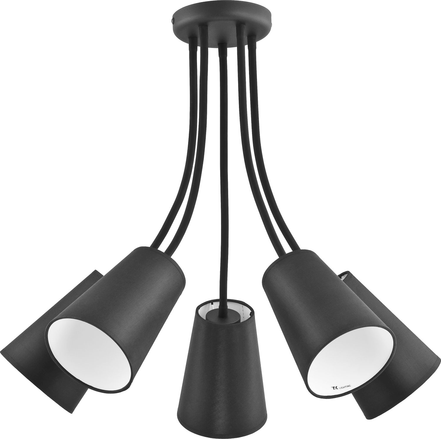 Stylische Deckenlampe BANTA Schwarz Weiß Modern Stylische Deckenlampe BANTA Schwarz Weiß Modern