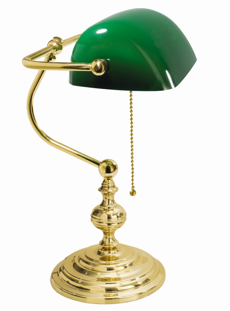 Banker Tischlampe Gold 24K aus Echt-Messing Banker Tischlampe Gold 24K aus Echt-Messing