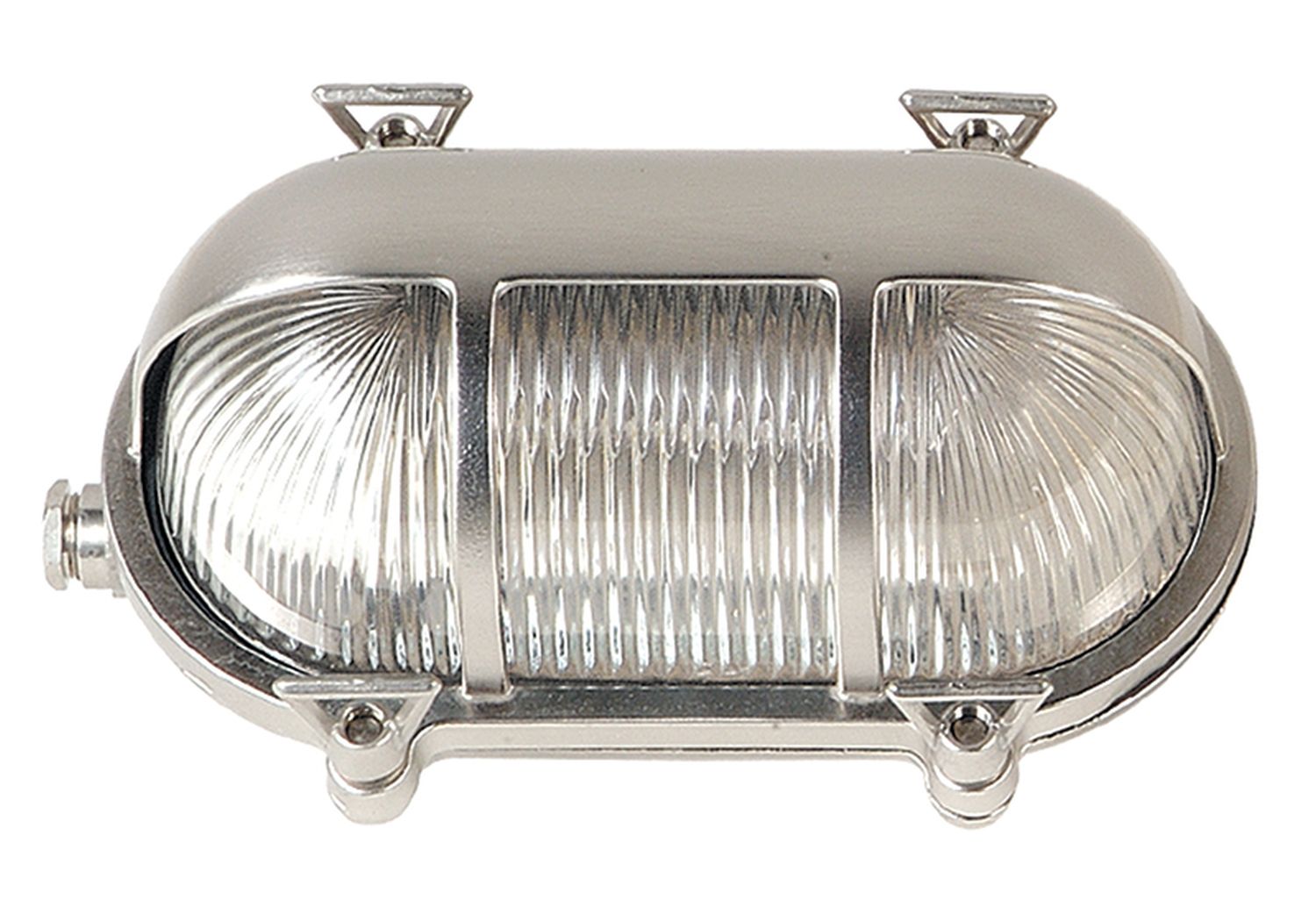 Wetterfeste Wandlampe SKIATHOS Nickel Maritim IP64 Wetterfeste Wandlampe SKIATHOS Nickel Maritim IP64