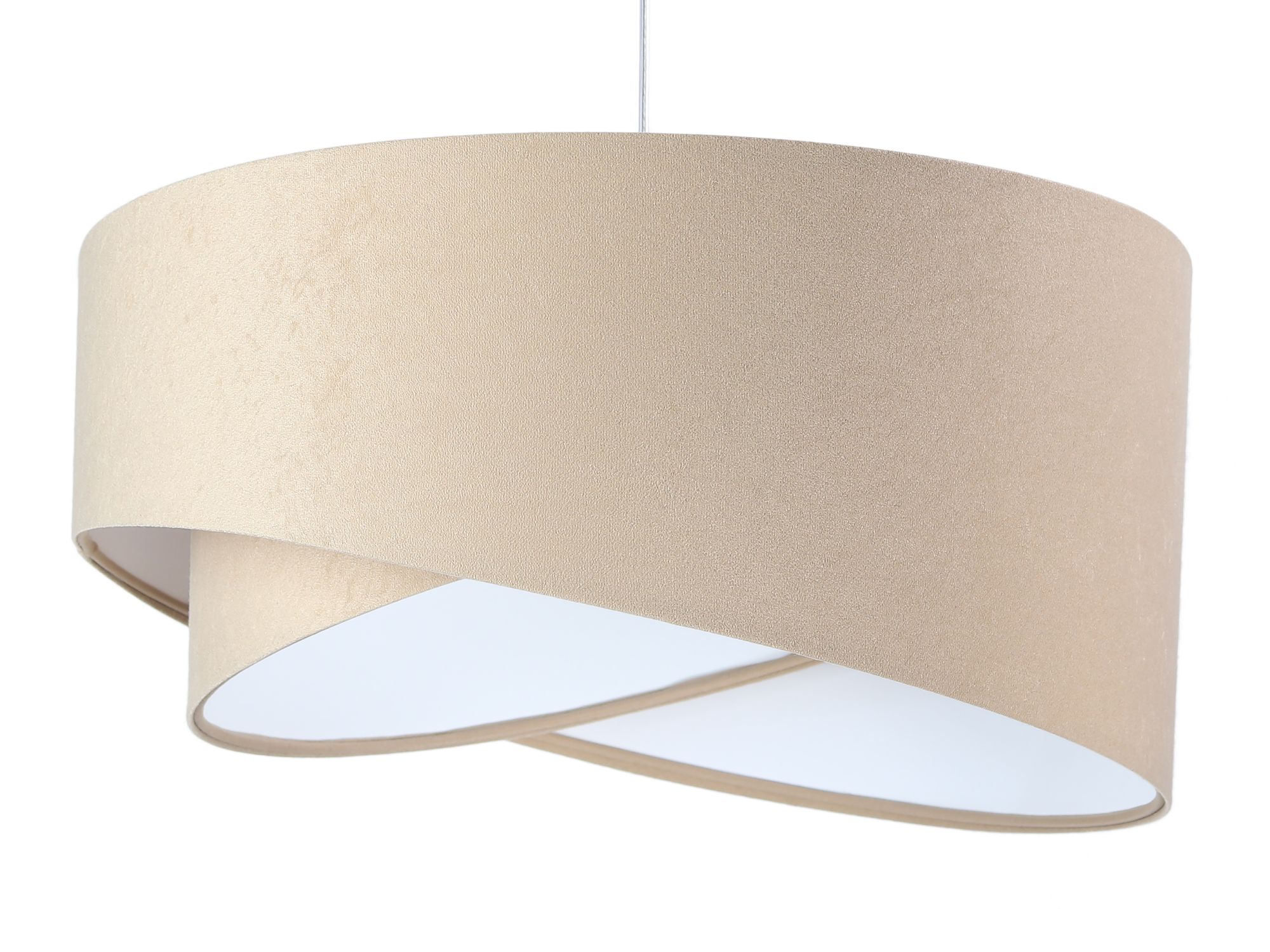 Hängeleuchte rund Groß Beige Weiß Ø50cm Esstisch Hängeleuchte rund Groß Beige Weiß Ø50cm Esstisch