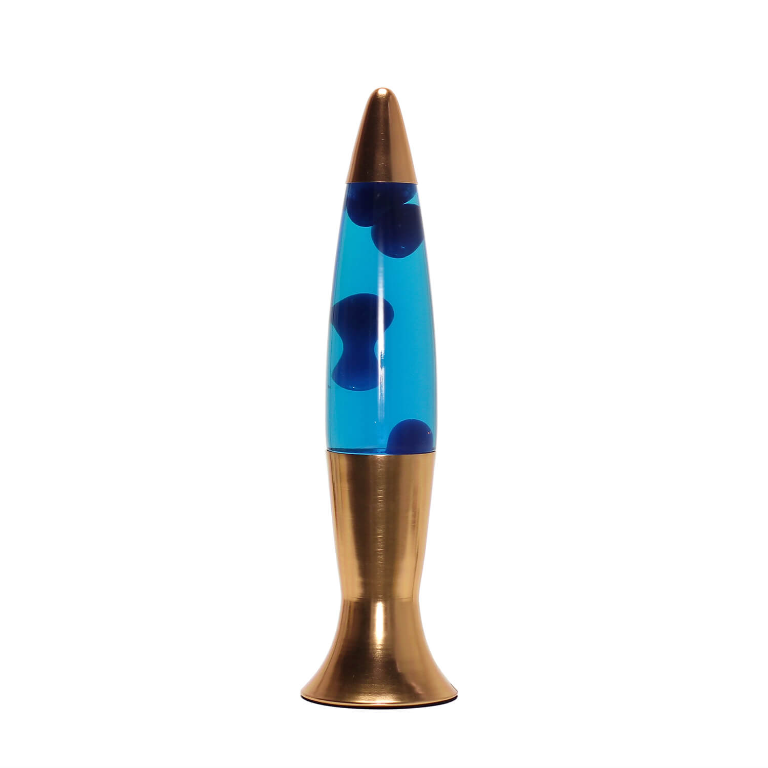 Retro Lavalampe ROXY Kupfer Blau 40cm G9 stimmungsvoll Retro Lavalampe ROXY Kupfer Blau 40cm G9 stimmungsvoll