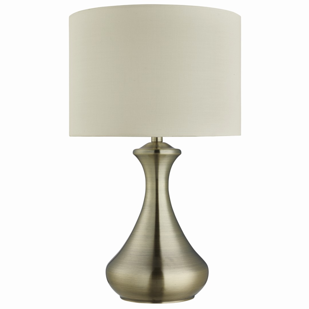 Elegante Tischleuchte in Messing Optik Elegante Tischleuchte in Messing Optik