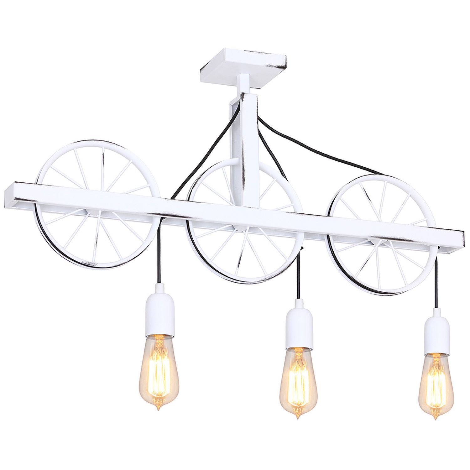 Weiße Deckenlampe Metall E27 Rustikal Wohnzimmer Weiße Deckenlampe Metall E27 Rustikal Wohnzimmer