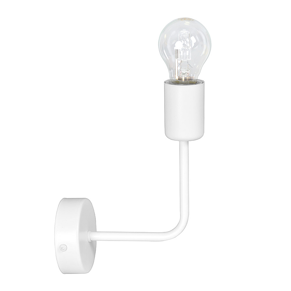 Wandlampe SIMPLEX Weiß Retro Metall E27 Flur Bett Wandlampe SIMPLEX Weiß Retro Metall E27 Flur Bett