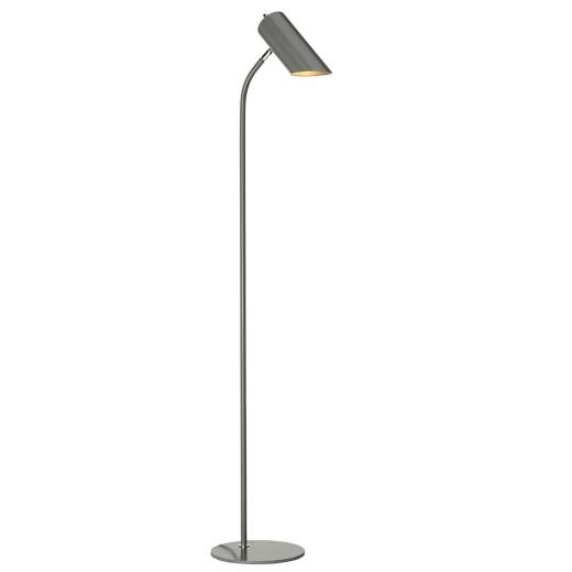 Stehleuchte LEYRE Grau Nickel 145cm Bodenlampe