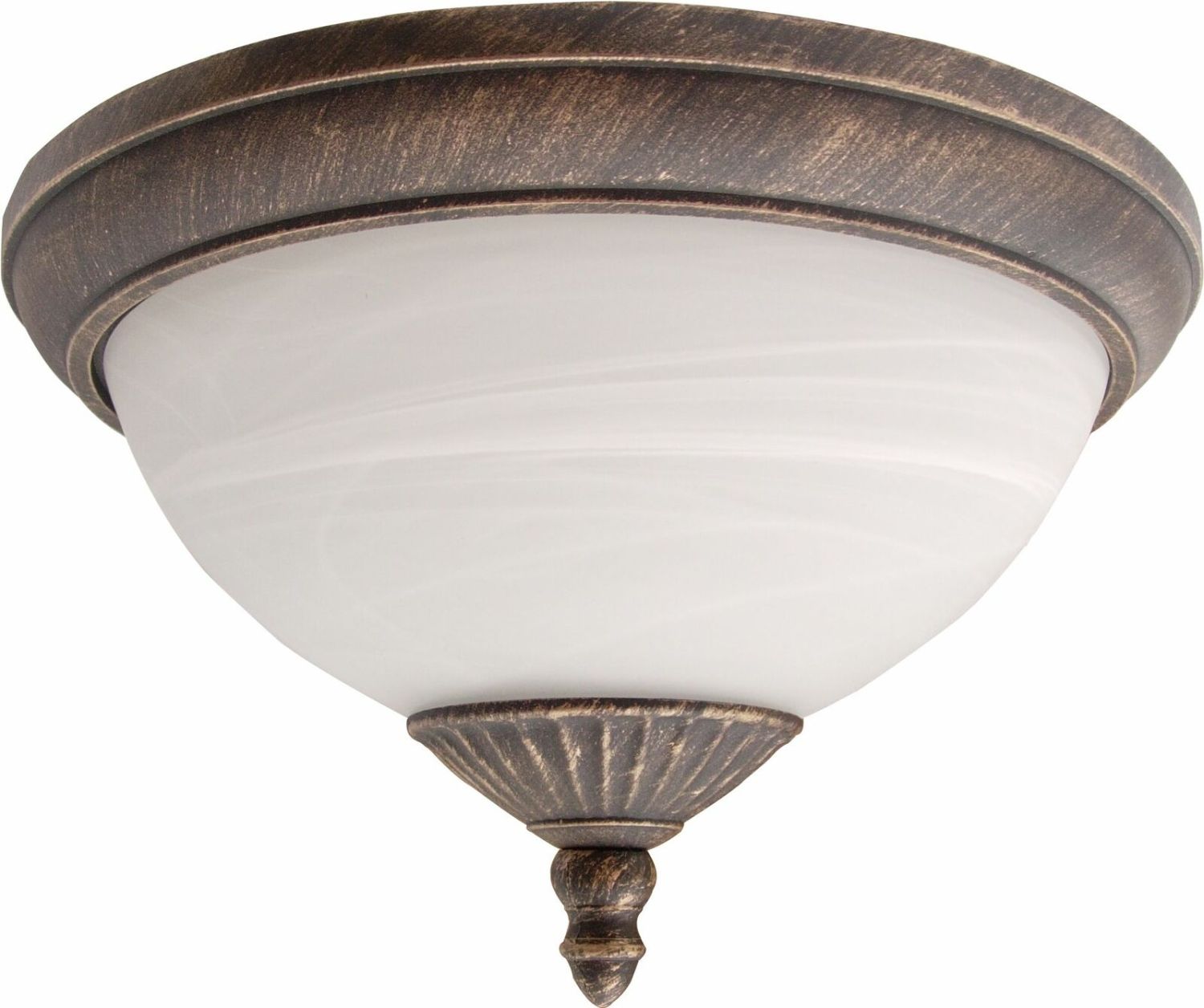Außenlampe MADRID in Gold antik Alabaster Glas Außenlampe MADRID in Gold antik Alabaster Glas