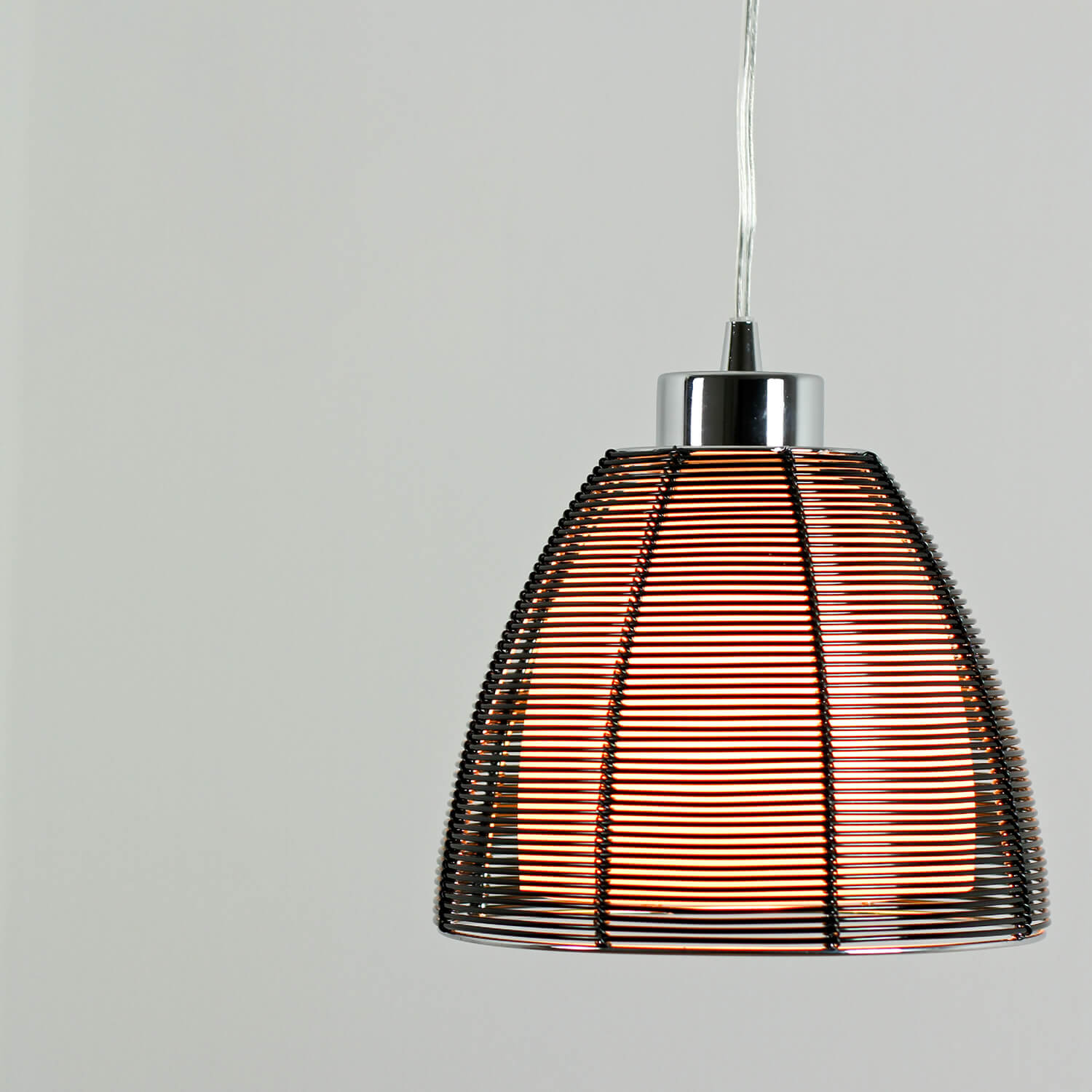Moderne Pendelleuchte Jafar in schwarz Moderne Pendelleuchte Jafar in schwarz