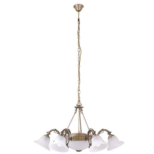 ORCHIDEA Pendelleuchte Alabaster Glas 8-flmg Ø86cm