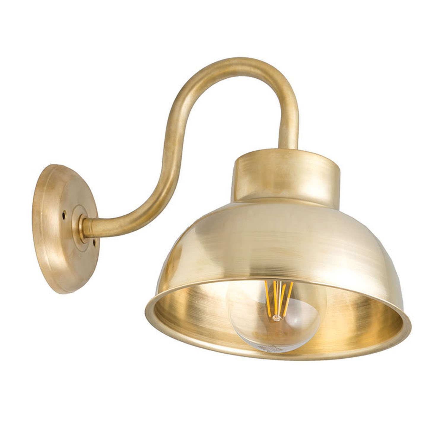 Wandlampe mit Schirm Messing E27 Flur Wohnzimmer Wandlampe mit Schirm Messing E27 Flur Wohnzimmer