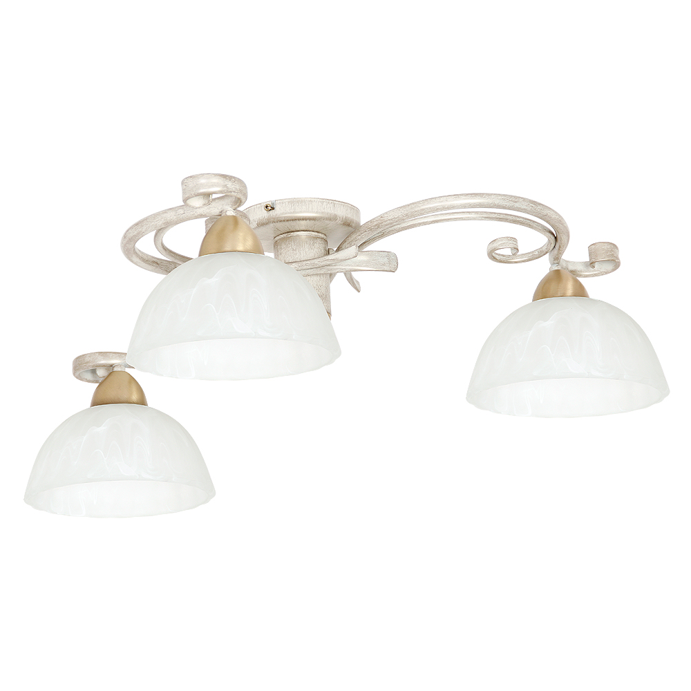 Deckenleuchte AURORA WHITE Ø78cm 3-flmg Deckenleuchte AURORA WHITE Ø78cm 3-flmg