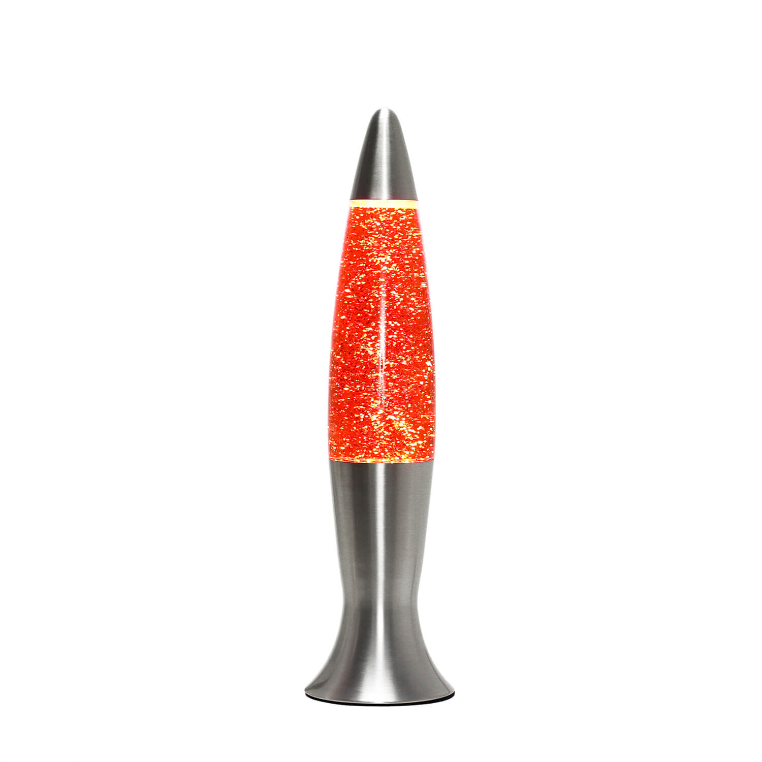 Verspielte Lavalampe ANGELINA Orange Glitter 40cm Retro Verspielte Lavalampe ANGELINA Orange Glitter 40cm Retro