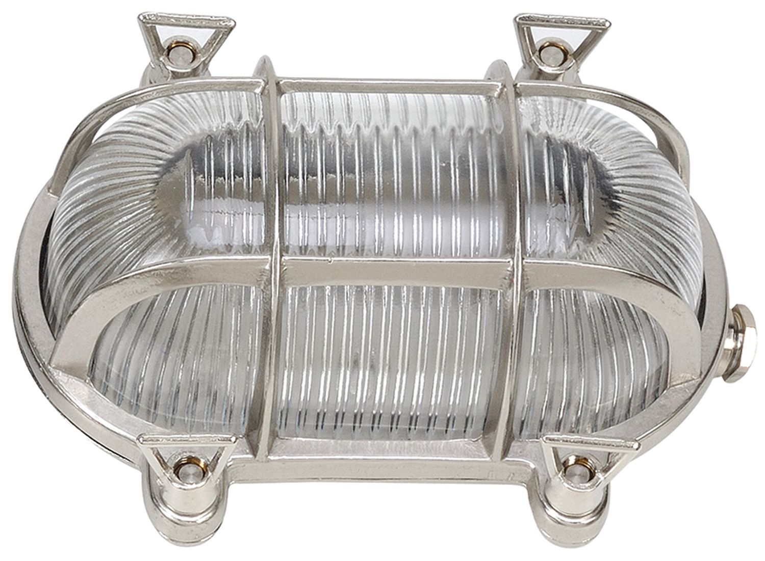 Schiffsleuchte Außen Messing in Nickel IP64 oval Schiffsleuchte Außen Messing in Nickel IP64 oval