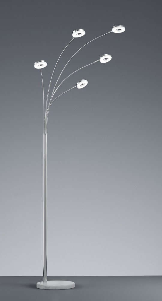 Moderne LED Stehlampe RENNES grau Moderne LED Stehlampe RENNES grau