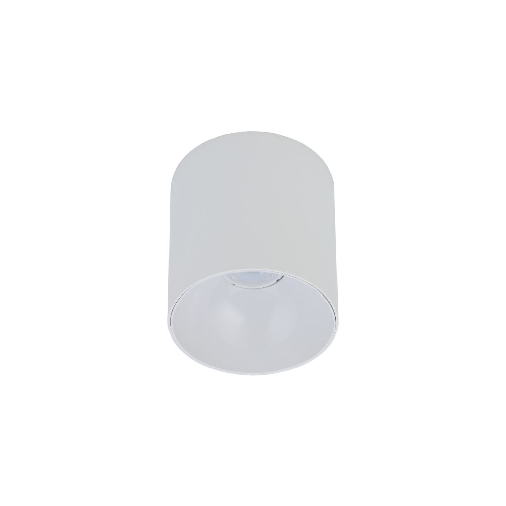 Weißer Deckenspot Metall akzentuiert Ø12,7cm GU10 Weißer Deckenspot Metall akzentuiert Ø12,7cm GU10