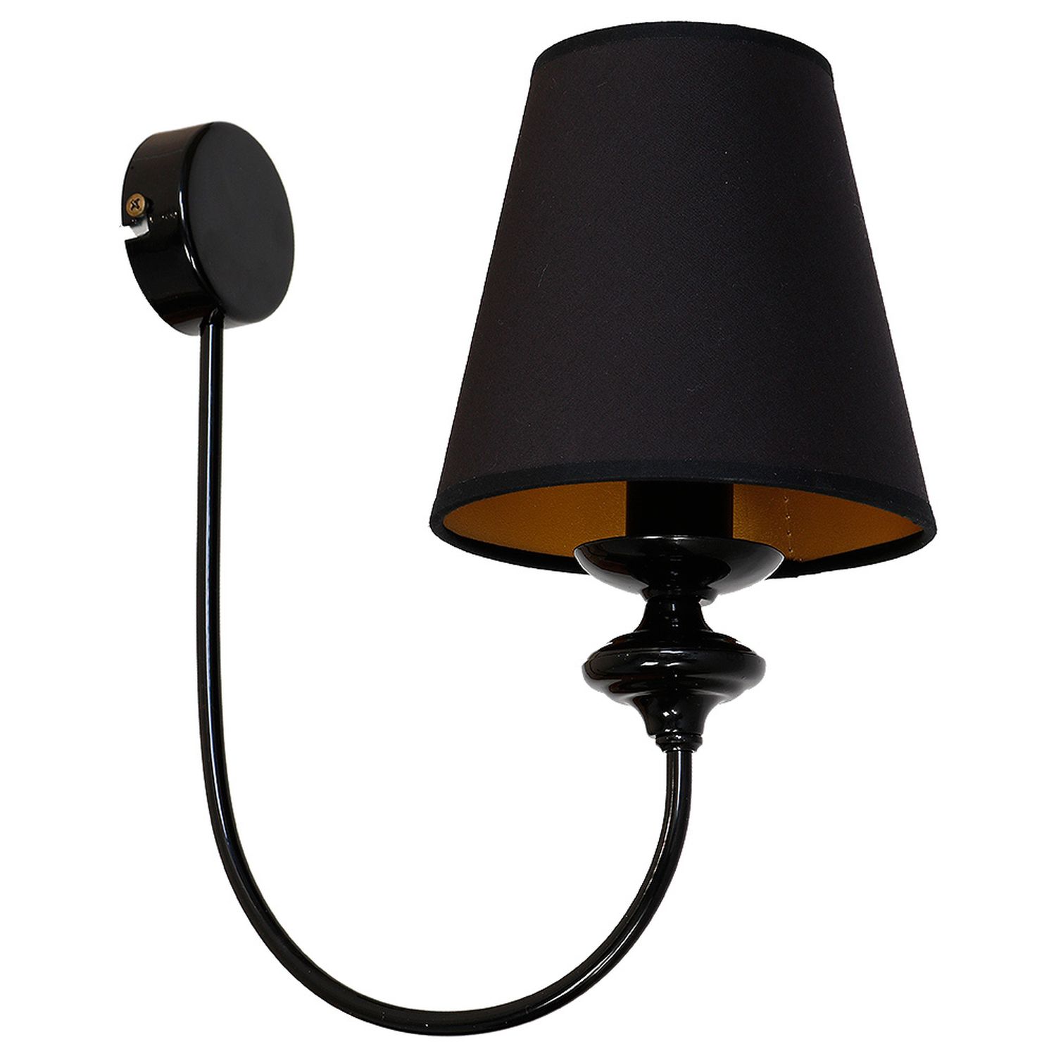 Wandleuchte Stoffschirm Schwarz Lampe Rustikal Wandleuchte Stoffschirm Schwarz Lampe Rustikal