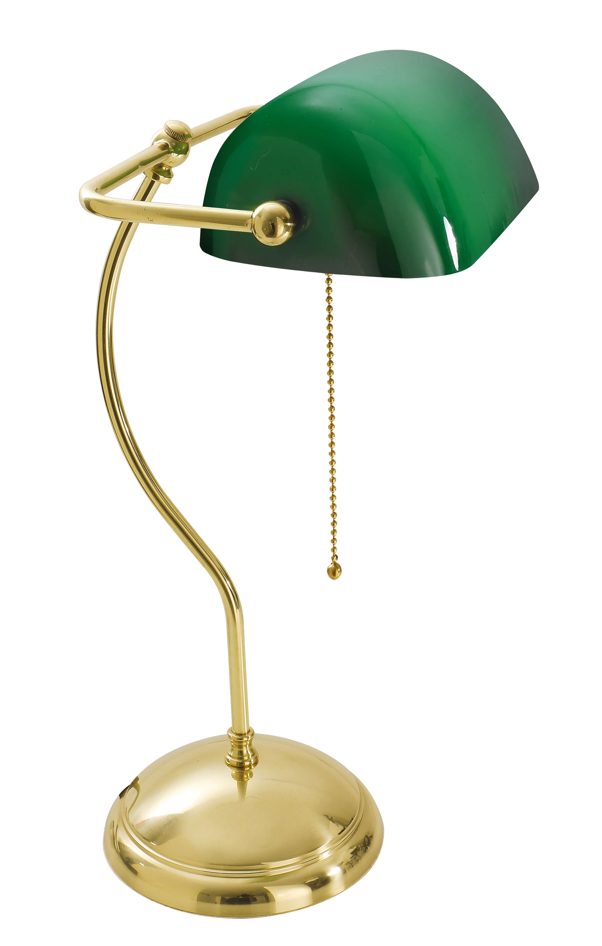 Bankerlampe Echt-Messing Poliert Premium Bankerlampe Echt-Messing Poliert Premium