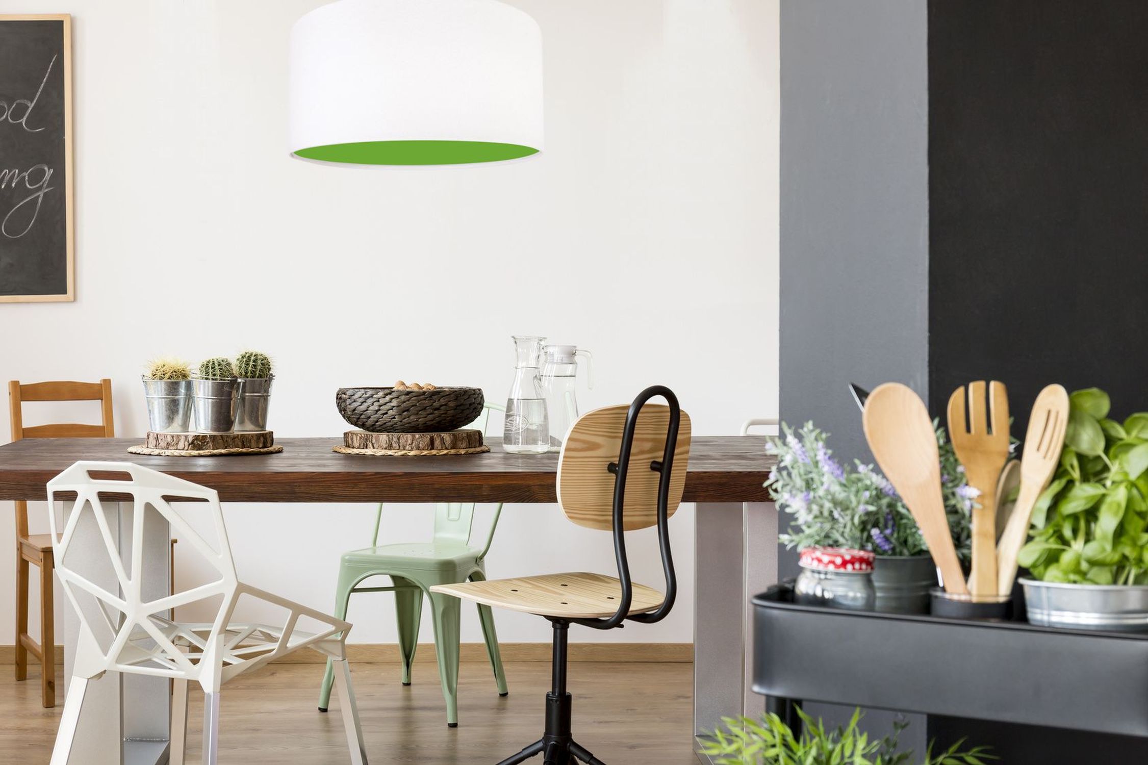 Pendelleuchte Weiß Grün Retro rund Esstisch Lampe Pendelleuchte Weiß Grün Retro rund Esstisch Lampe