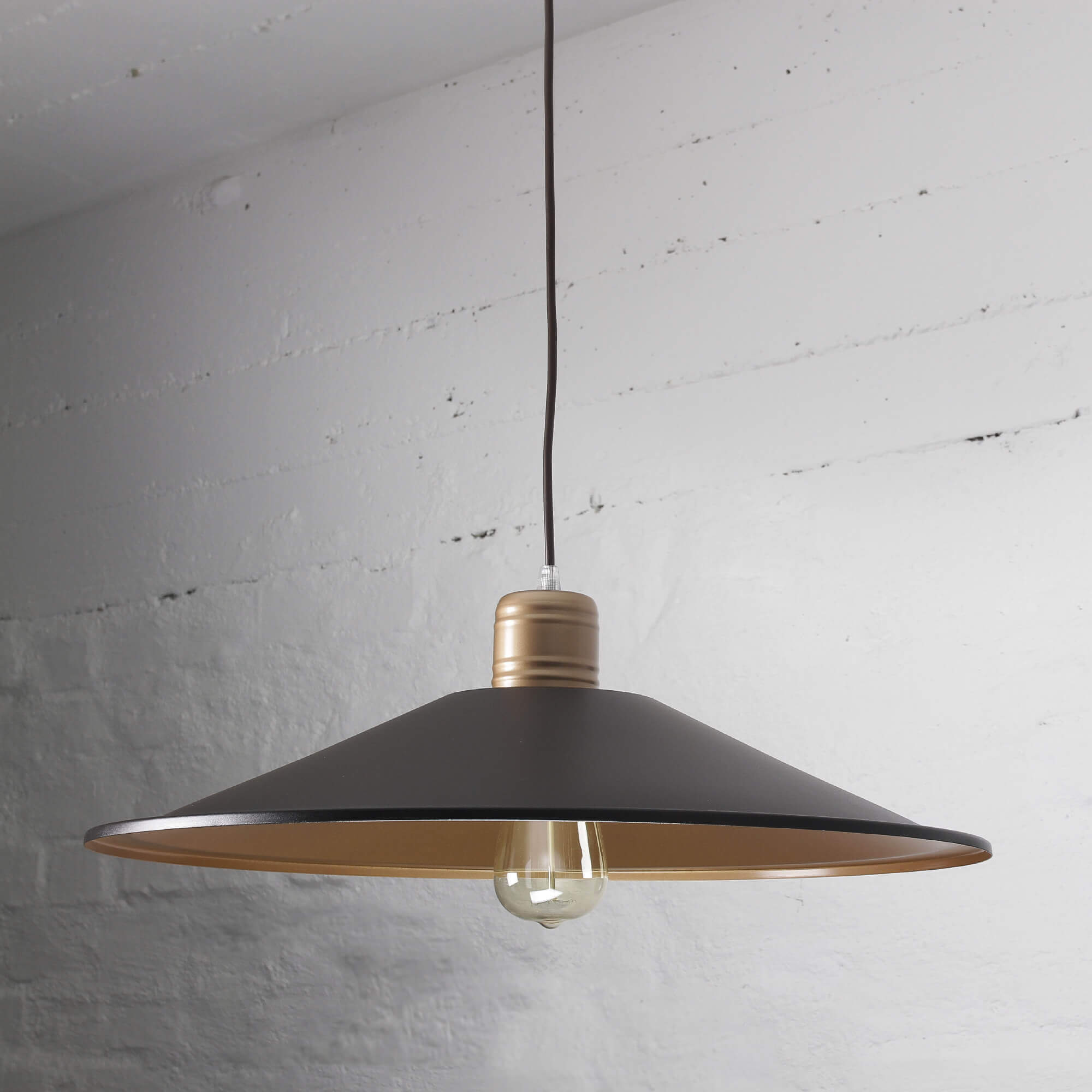 XL Pendelleuchte schwarz/kupferfarben XL Pendelleuchte schwarz/kupferfarben