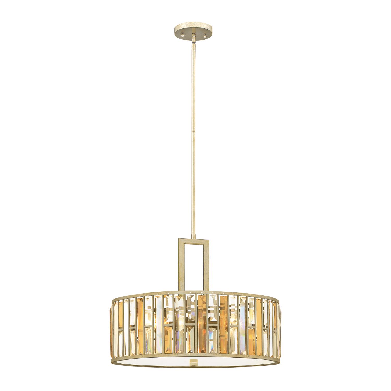 Art Deco Hänge Lampe Decken Glas Leuchte Messing Jugendstil Bernstein 