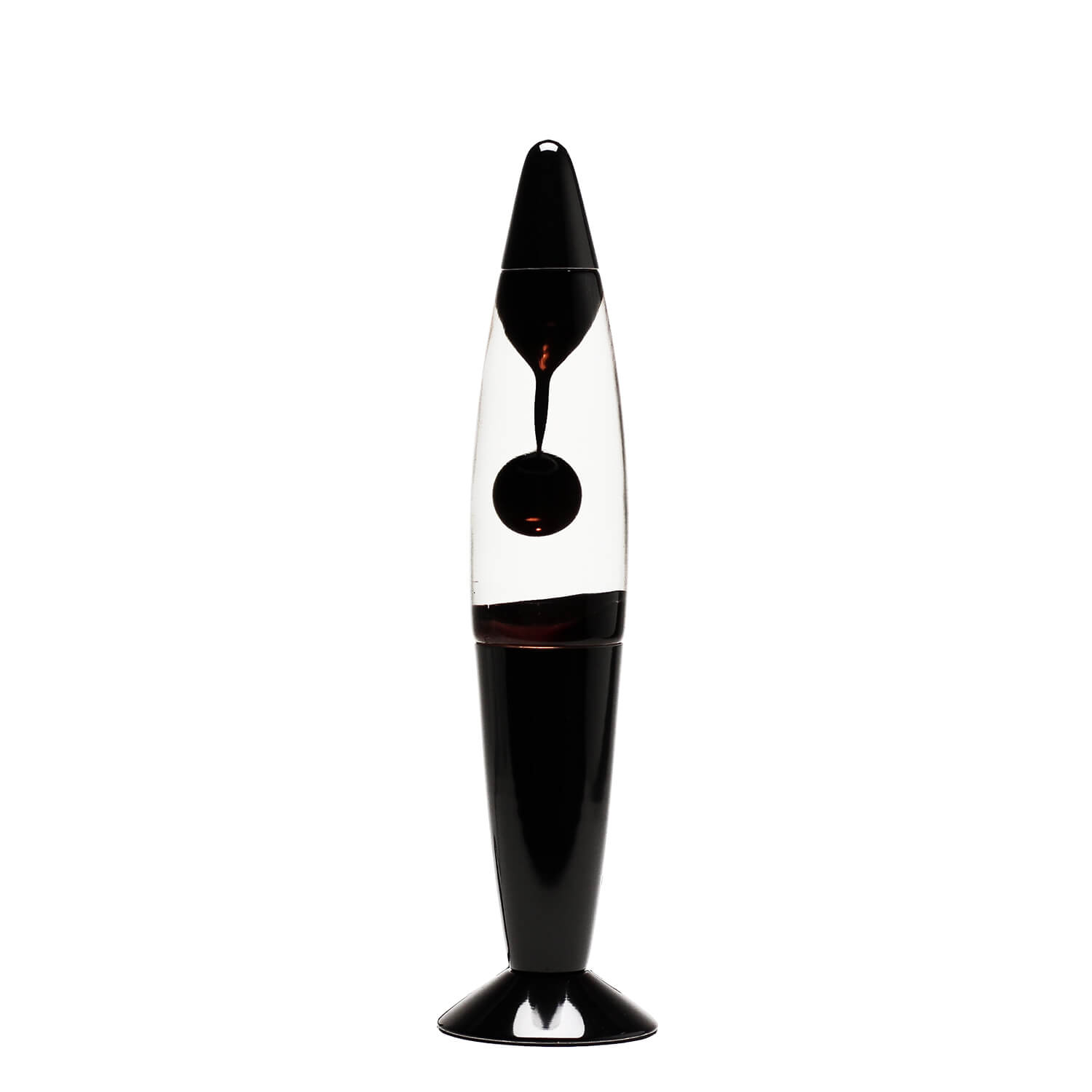 Timmy Lavalampe Schwarz klar Retro H:36cm Ø9cm Timmy Lavalampe Schwarz klar Retro H:36cm Ø9cm