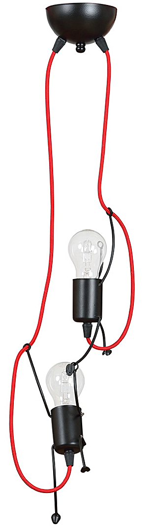 Kinderzimmerlampe MOLLY Schwarz Rot Abenteuer Kinderzimmerlampe MOLLY Schwarz Rot Abenteuer