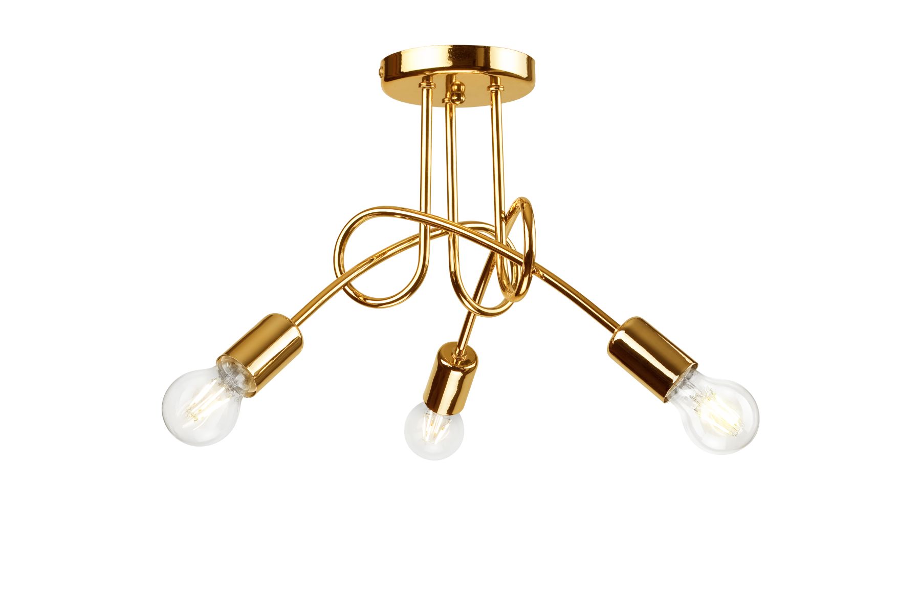Deckenleuchte Gold Modern Wohnzimmer Metall Lampe Deckenleuchte Gold Modern Wohnzimmer Metall Lampe