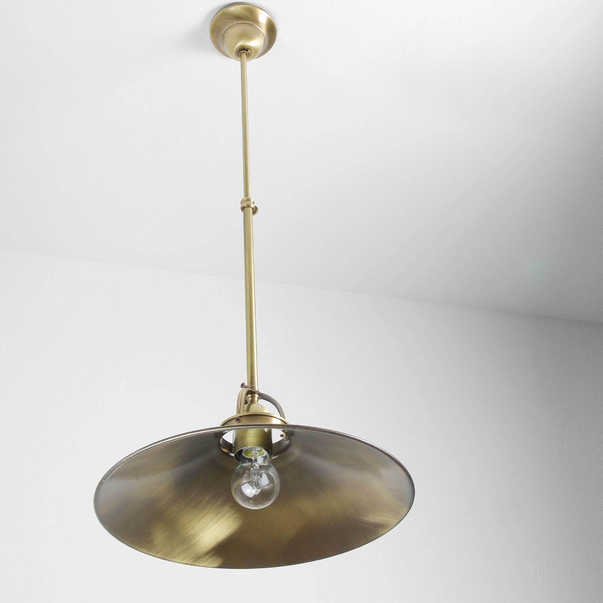 Deckenleuchte Bronze Hell aus Echt-Messing Deckenleuchte Bronze Hell aus Echt-Messing