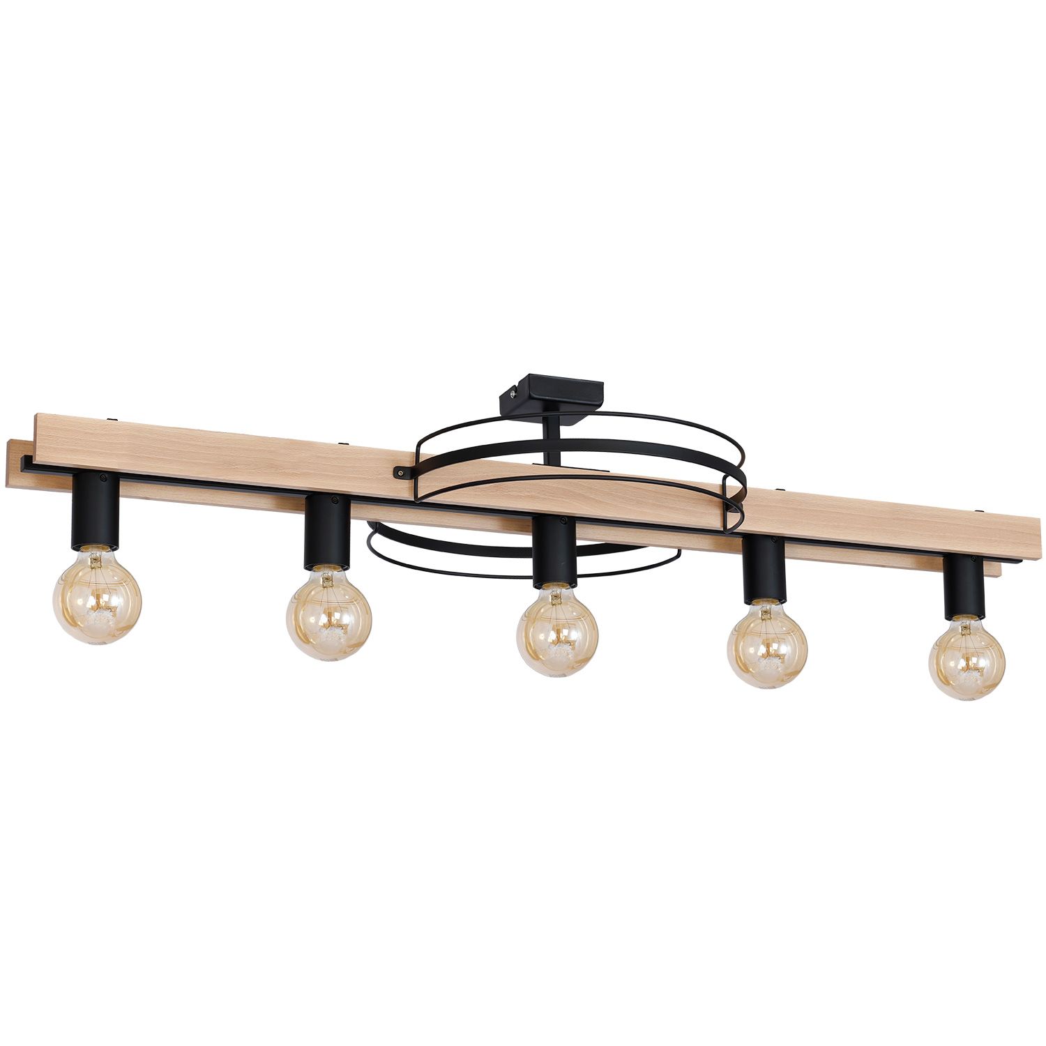 Moderne Deckenleuchte Wohnzimmer Schwarz 96cm lang Moderne Deckenleuchte Wohnzimmer Schwarz 96cm lang