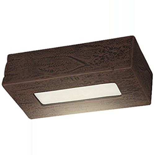 Stilvolle Wandleuchte aus Keramik in wenge Stilvolle Wandleuchte aus Keramik in wenge