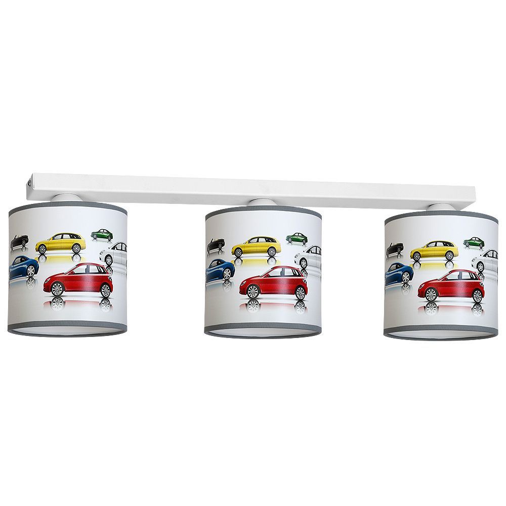 Coole Kinderleuchte AUTA in multicolor 3-flmg Coole Kinderleuchte AUTA in multicolor 3-flmg