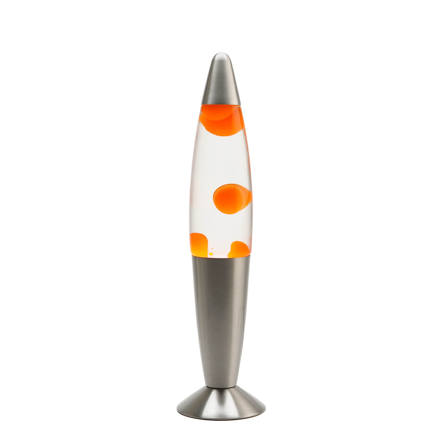Fröhliche Lavalampe TIMMY Wachs Orange H:36cm Fröhliche Lavalampe TIMMY Wachs Orange H:36cm
